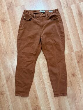 Judy Blue brown slim fit jeans Size 14W